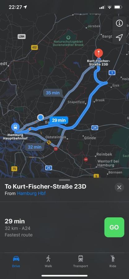 Fischerspension Ahrensburg Kültér fotó